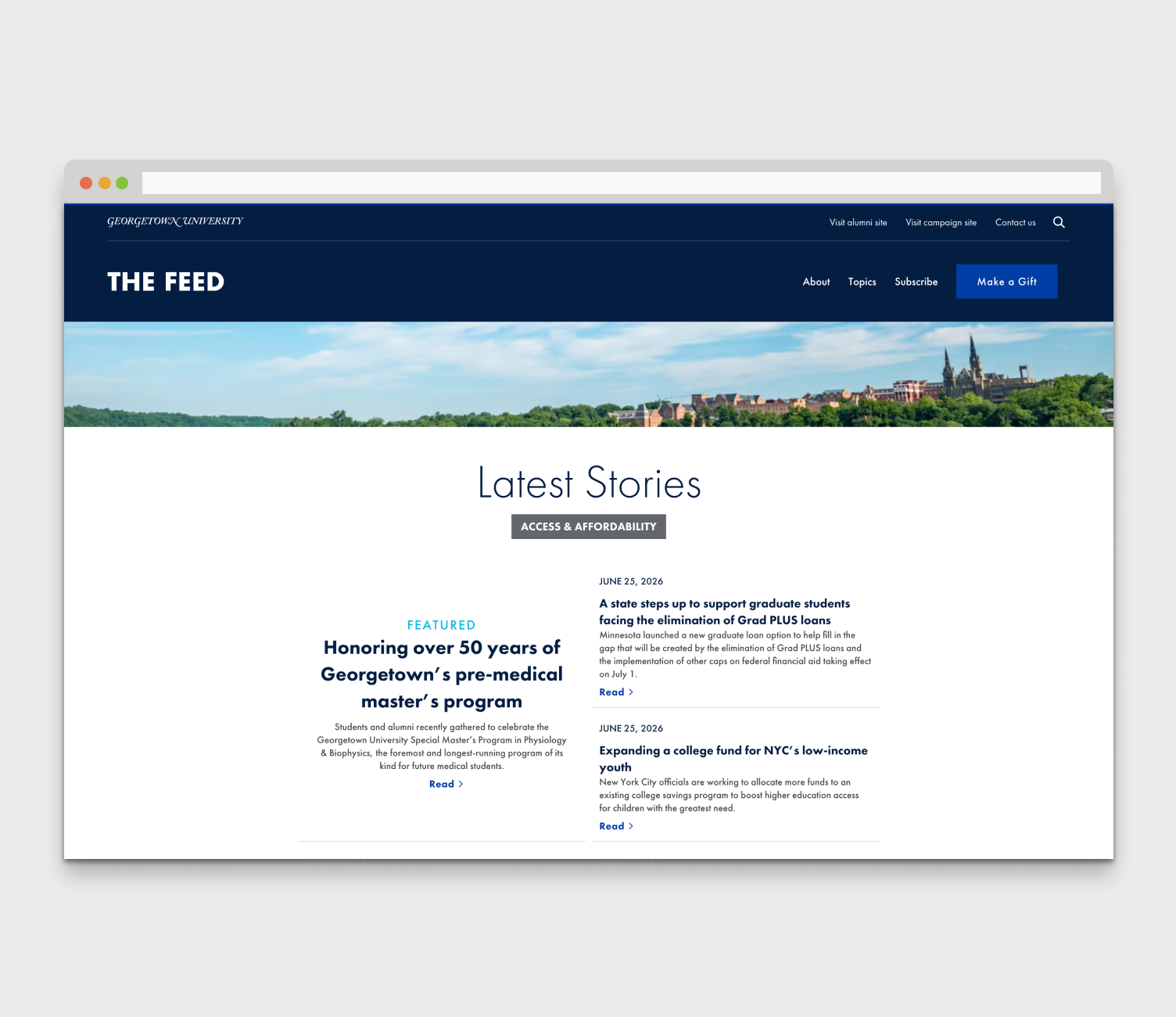 feed website thumbnail