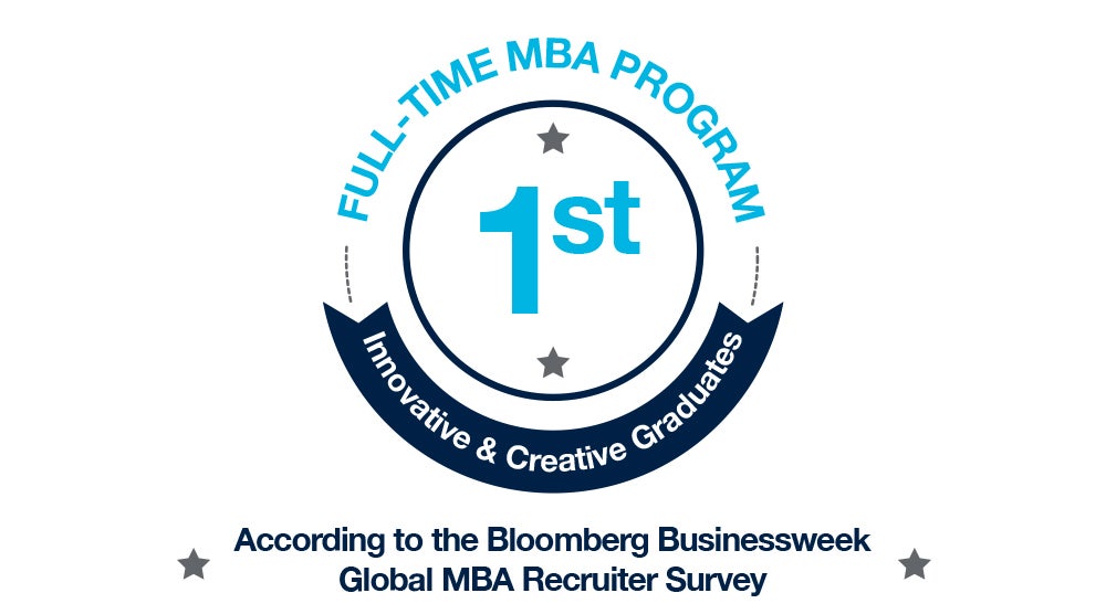 1st ranked full time mba program
