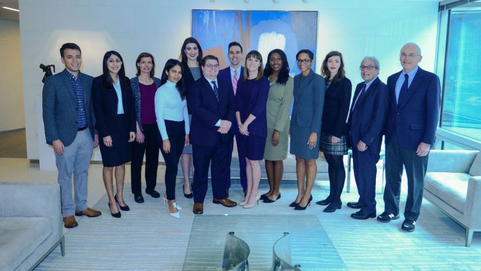 The D.C. Affordable Law Firm posing together