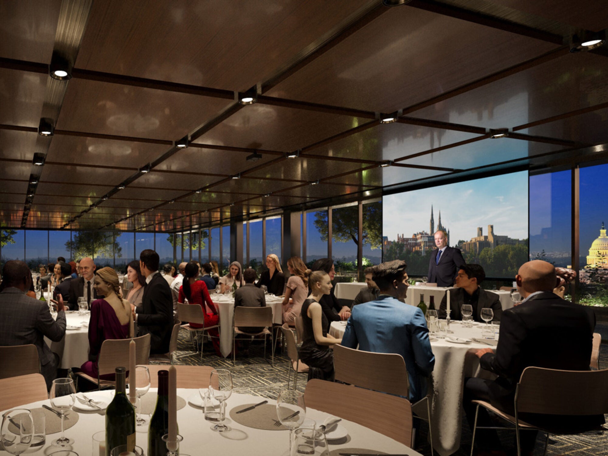 interior penthouse rendering