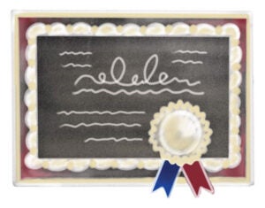 graphic of a diploma