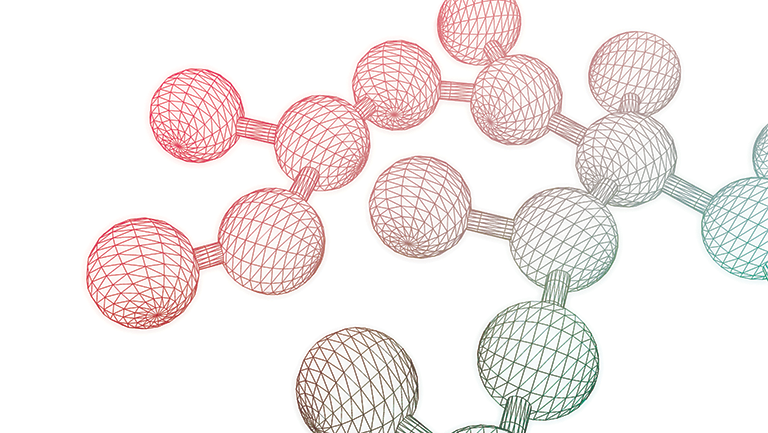 drawing of molecules