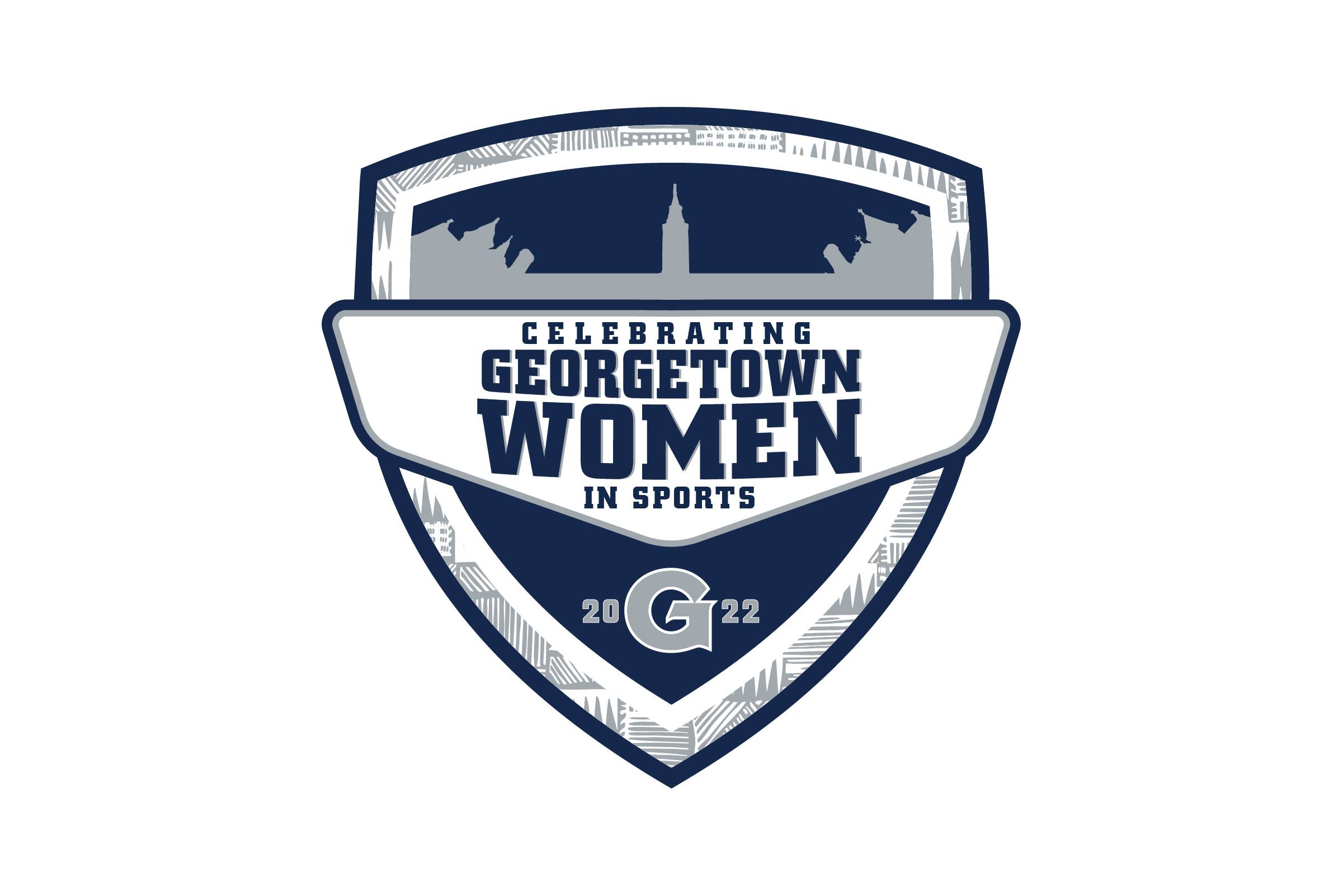 Celebration of Georgetown Women in Sport Logo