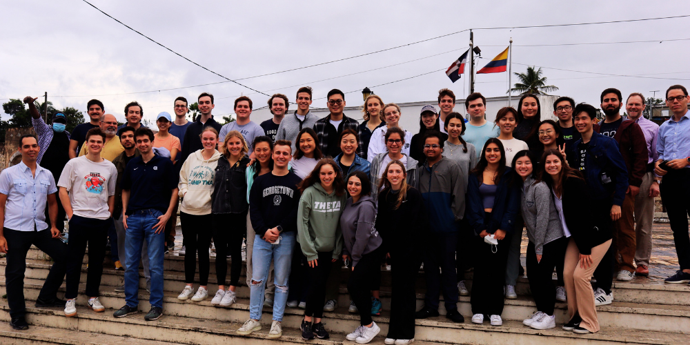 Georgetown Business and Global Affairs Class of 2023 students in the Dominican Republic
