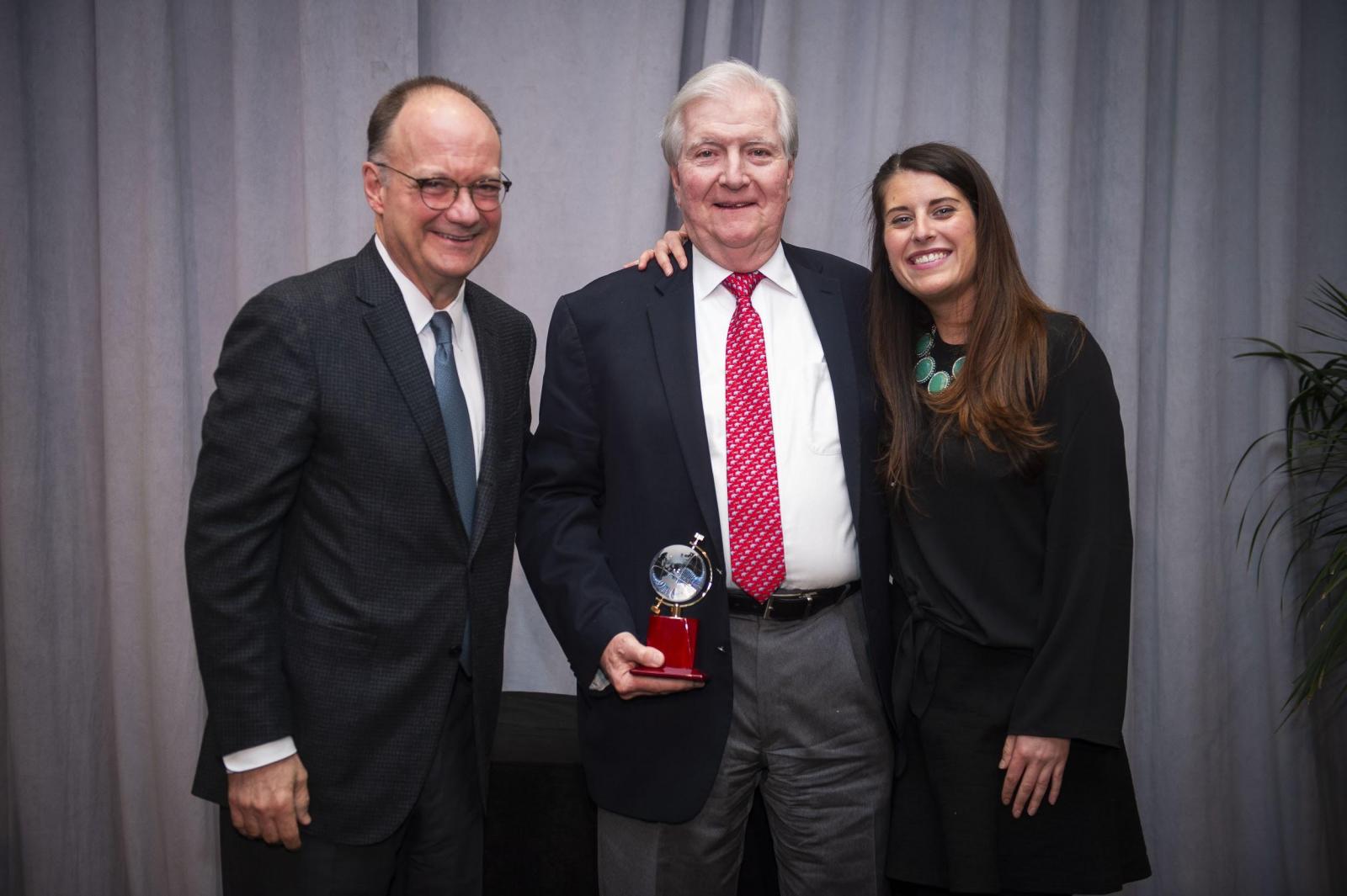 John J. DeGioia, Charles Deacon, and Missy Foy